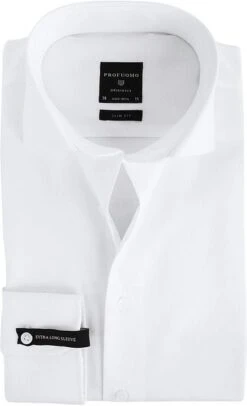 Profuomo Shirt SL7 Cutaway Wit -Kleding Kortingswinkel 7558 7 1