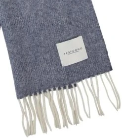 Profuomo Sjaal Lamswol Mid Blauw -Kleding Kortingswinkel 75583 2 1