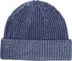 Profuomo Muts Wol Donkerblauw