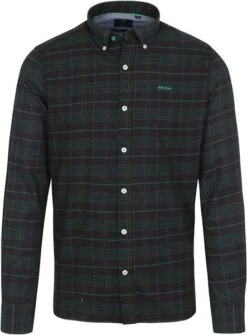 NZA Overhemd Opouri Ruit Groen -Kleding Kortingswinkel 75607 1 1