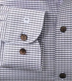 OLYMP Level Five Overhemd Print Lichtbruin 13 OLYMP Level Five Overhemd Print Lichtbruin -Kleding Kortingswinkel 75644 3 1