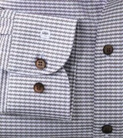 OLYMP Level Five Overhemd Print Lichtbruin 10 OLYMP Level Five Overhemd Print Lichtbruin -Kleding Kortingswinkel 75644 3