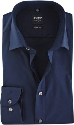 Olymp Overhemd Body Fit Navy -Kleding Kortingswinkel 7568 1 1