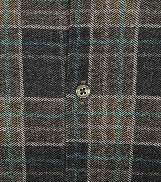 Desoto Overhemd Ruiten Beige 5 Desoto Overhemd Ruiten Beige - Afbeelding 3