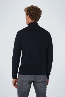 No-Excess No Excess Half Zip Trui Navy -Kleding Kortingswinkel 75699 3