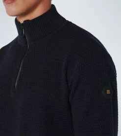 No-Excess No Excess Half Zip Trui Navy -Kleding Kortingswinkel 75699 4