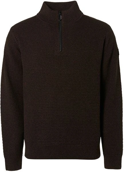 No-Excess No Excess Half Zip Trui Coffee 8 No-Excess No Excess Half Zip Trui Coffee - Afbeelding 6