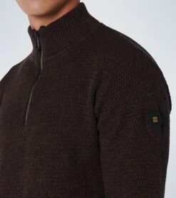 No-Excess No Excess Half Zip Trui Coffee 11 No-Excess No Excess Half Zip Trui Coffee -Kleding Kortingswinkel 75701 4