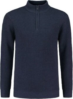 Dstrezzed Half Zip Trui Donkerblauw -Kleding Kortingswinkel 75702 4 1