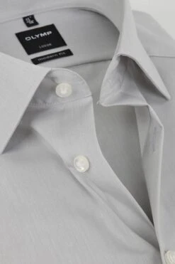 OLYMP Luxor Overhemd Modern Fit Grijs -Kleding Kortingswinkel 7572 5 1