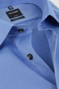 OLYMP Luxor Overhemd Modern Fit Blauw 13 OLYMP Luxor Overhemd Modern Fit Blauw -Kleding Kortingswinkel 7573 5 1
