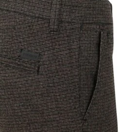 Mac Lennox Chino Bruin Geruit -Kleding Kortingswinkel 75747 8