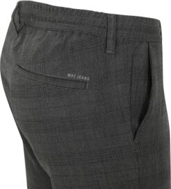 Mac Lennox Sport Chino Grijs Geruit -Kleding Kortingswinkel 75771 4