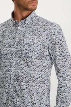 State Of Art Overhemd Print Mosgroen -Kleding Kortingswinkel 75778 3