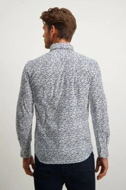 State Of Art Overhemd Print Mosgroen -Kleding Kortingswinkel 75778 4