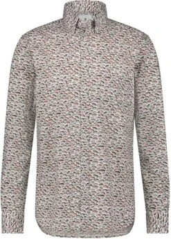 State Of Art Overhemd Print Rood