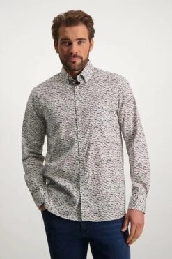 State Of Art Overhemd Print Rood -Kleding Kortingswinkel 75779 2 1