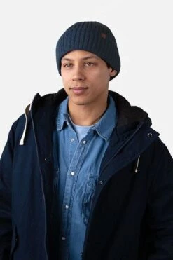 Barts Wyon Muts Donkerblauw -Kleding Kortingswinkel 75811 2 1