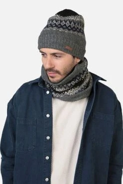 Barts Gregoris Muts Grijs 9 Barts Gregoris Muts Grijs -Kleding Kortingswinkel 75814 2 1