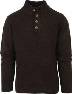 Suitable Lamswol Mocker Pull Bruin -Kleding Kortingswinkel 75820 1 1