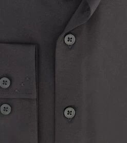 R2 Overhemd Knitted PiquÃ© Zwart -Kleding Kortingswinkel 75877 3