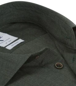 R2 Overhemd Wol Donkergroen -Kleding Kortingswinkel 75878 4