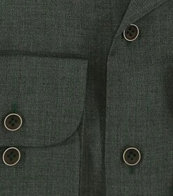 R2 Overhemd Wol Donkergroen -Kleding Kortingswinkel 75878 5