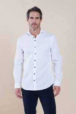 R2 Overhemd Oxford Wit 9 R2 Overhemd Oxford Wit -Kleding Kortingswinkel 75880 1