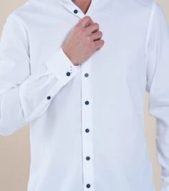 R2 Overhemd Oxford Wit 10 R2 Overhemd Oxford Wit -Kleding Kortingswinkel 75880 2