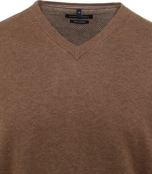 Casa Moda Pullover Bruin 8 Casa Moda Pullover Bruin - Afbeelding 6