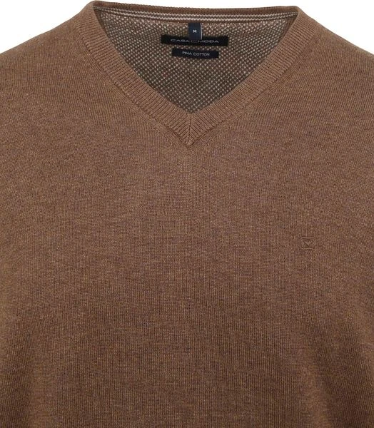 Casa Moda Pullover Bruin 4 Casa Moda Pullover Bruin - Afbeelding 2