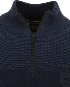 PME Legend Half Zip Plated Donkerblauw 11 PME Legend Half Zip Plated Donkerblauw -Kleding Kortingswinkel 75883 2