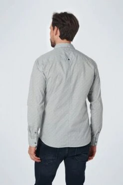 No-Excess No Excess Overhemd Patroon Respo Groen -Kleding Kortingswinkel 75884 8