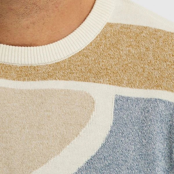 PME Legend Trui Intarsia Beige 4 PME Legend Trui Intarsia Beige - Afbeelding 2