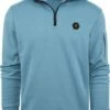 No-Excess No Excess Half Zip Hoodie Blauw -Kleding Kortingswinkel 75903 1