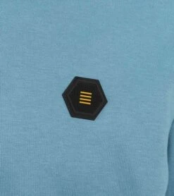 No-Excess No Excess Half Zip Hoodie Blauw -Kleding Kortingswinkel 75903 3