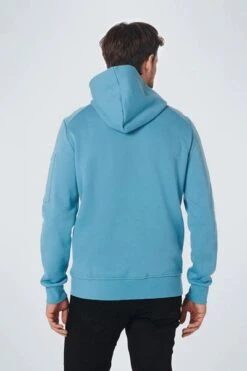 No-Excess No Excess Half Zip Hoodie Blauw -Kleding Kortingswinkel 75903 7