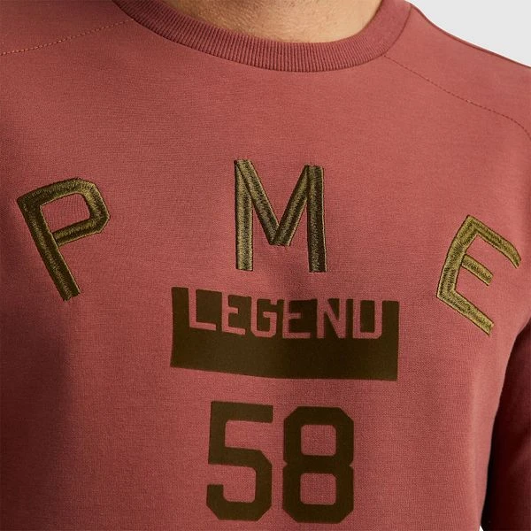 PME Legend Sweater Henna Rood 4 PME Legend Sweater Henna Rood - Afbeelding 2