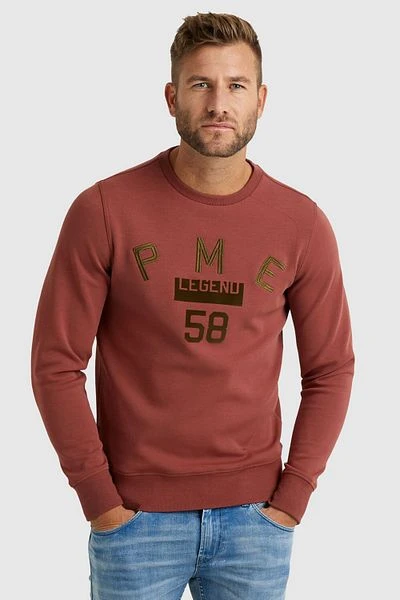PME Legend Sweater Henna Rood 8 PME Legend Sweater Henna Rood - Afbeelding 6