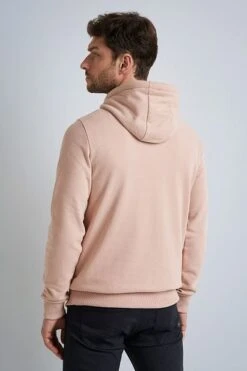 PME Legend Hoodie Brushed Misty Rose -Kleding Kortingswinkel 75911 3