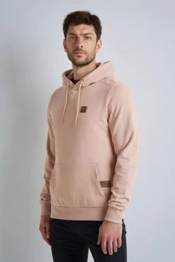PME Legend Hoodie Brushed Misty Rose -Kleding Kortingswinkel 75911 4 1