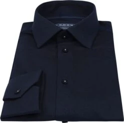 Ledub Tricot Overhemd Navy -Kleding Kortingswinkel 75914 4 1