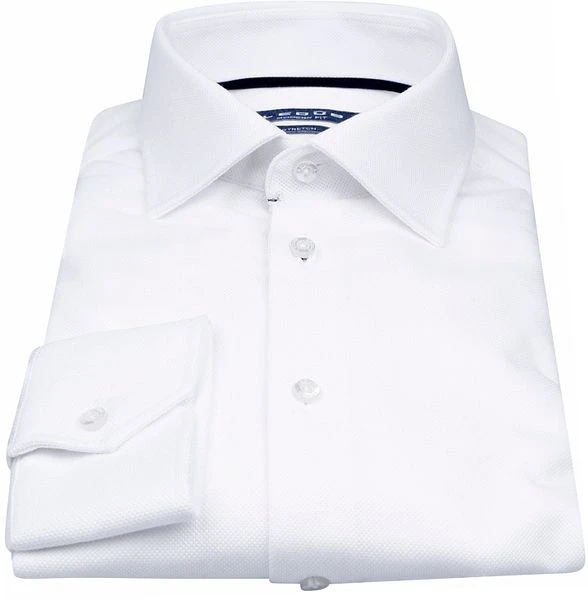 Ledub Tricot Overhemd Wit 5 Ledub Tricot Overhemd Wit - Afbeelding 3