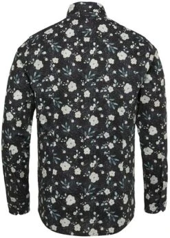 Vanguard Overhemd Bloemen Zwart -Kleding Kortingswinkel 75922 2