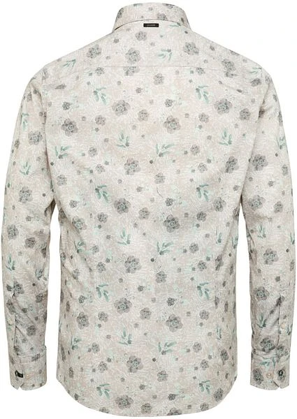 Vanguard Overhemd Bloemen Beige 6 Vanguard Overhemd Bloemen Beige - Afbeelding 4