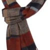 Suitable Heren Sjaal Ruit Bruin Rood 1 Suitable Heren Sjaal Ruit Bruin Rood -Kleding Kortingswinkel 75940 1
