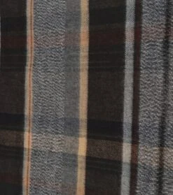 Suitable Heren Sjaal Ruit Bruin Zwart -Kleding Kortingswinkel 75941 2 1