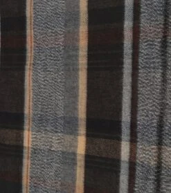 Suitable Heren Sjaal Ruit Bruin Zwart -Kleding Kortingswinkel 75941 2