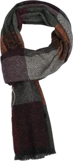 Suitable Herensjaal Wolmix Cubes Groen Rood Grijs 8 Suitable Herensjaal Wolmix Cubes Groen Rood Grijs -Kleding Kortingswinkel 75948 1 1