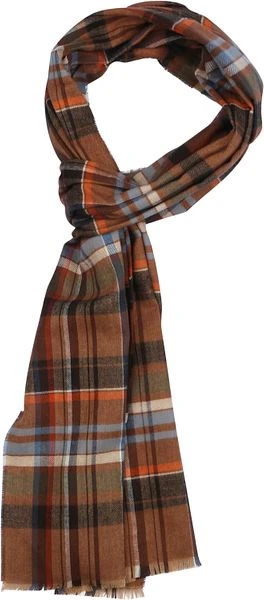 Suitable Heren Sjaal Ruit Oranje 3 Suitable Heren Sjaal Ruit Oranje